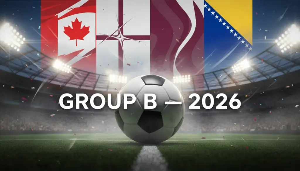 2026 Dünya Kupası B Grubu: Kanada, İsviçre, Katar ve Bosna Hersek’te Futbol Mücadelesi