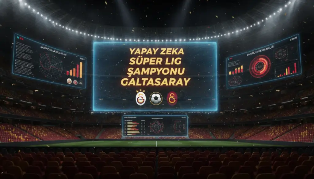 Yapay Zeka Süper Lig’de Zirveyi Galatasaray’a Yakaladı